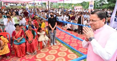 मुख्यमंत्री ने दन्या में जनसभा को किया संबोधित, क्षेत्र के विकास की कई महत्वपूर्ण घोषणाएं