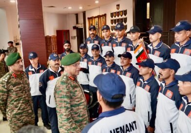 भारतीय सेना की कोर ऑफ़ इंजीनियर्स के माउंट त्रिशूल पर्वतारोहण अभियान को हरी झंडी दिखाई गई