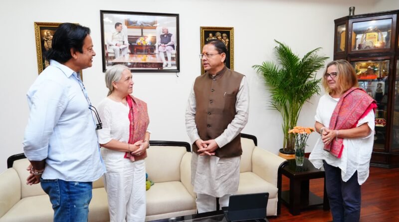 मुख्यमंत्री से अंतरराष्ट्रीय फिल्म निर्माताओं के प्रतिनिधिमंडल ने की भेंट